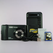 Haier Digital Camera MA5B 10.0MP Black Tested Full Working Set