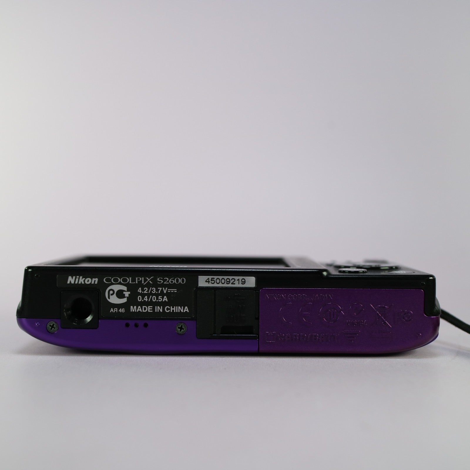 Nikon Digital Camera Coolpix S2600 14.0MP Purple Tested Full Working Set