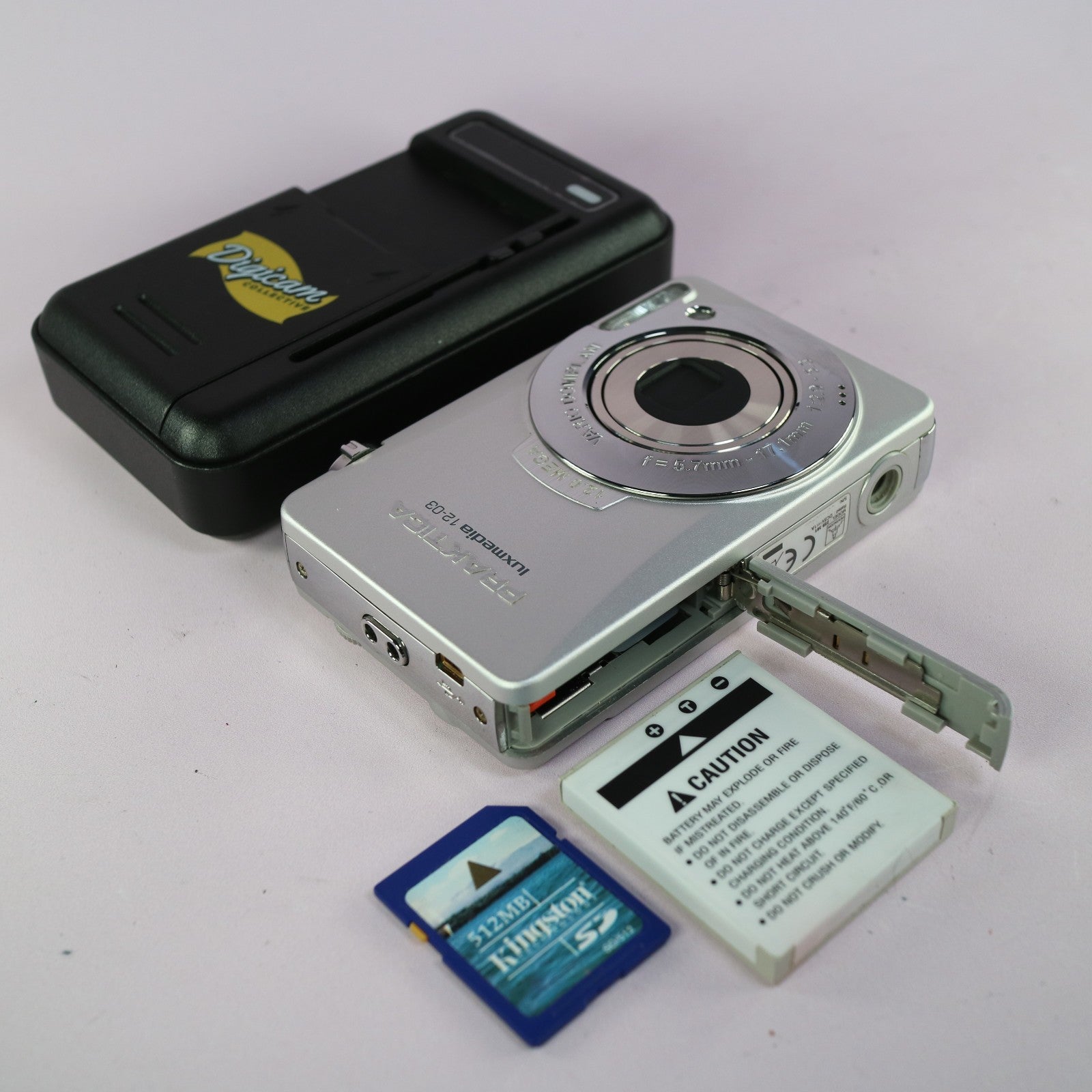 Praktica Digital Camera Luxmedia 12-03 12.0MP Silver Tested Full Working Set