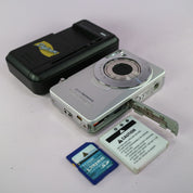 Praktica Digital Camera Luxmedia 12-03 12.0MP Silver Tested Full Working Set