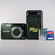 Fujifilm Digital Camera FinePix J120 10.0MP Black Tested Full Working Set