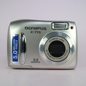 Olympus Digital Camera X-715 5.0MP Silver Tested