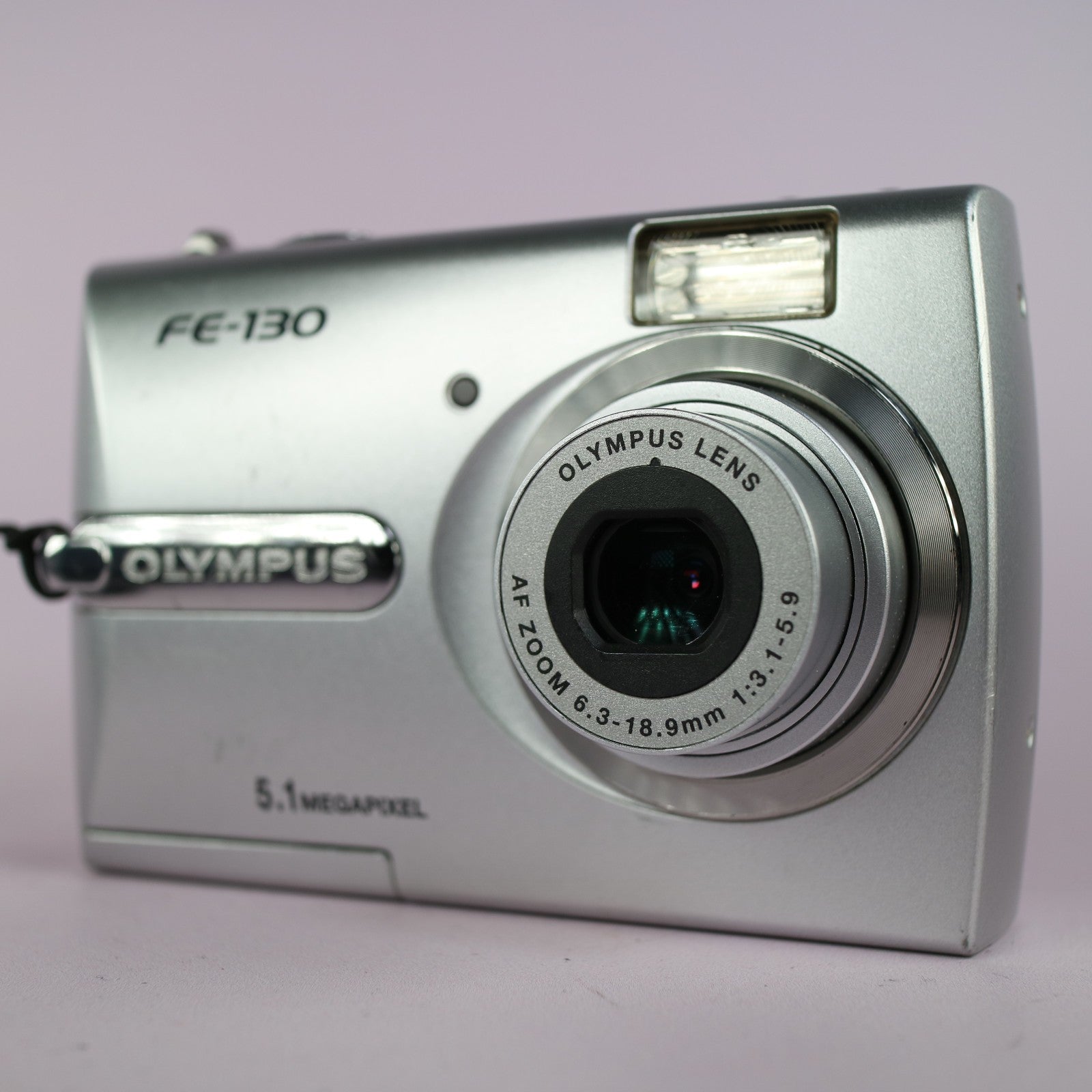 Olympus FE-130 5.1MP Compact Digital Camera Silver Tested