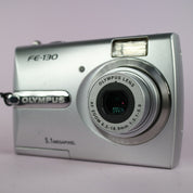 Olympus FE-130 5.1MP Compact Digital Camera Silver Tested