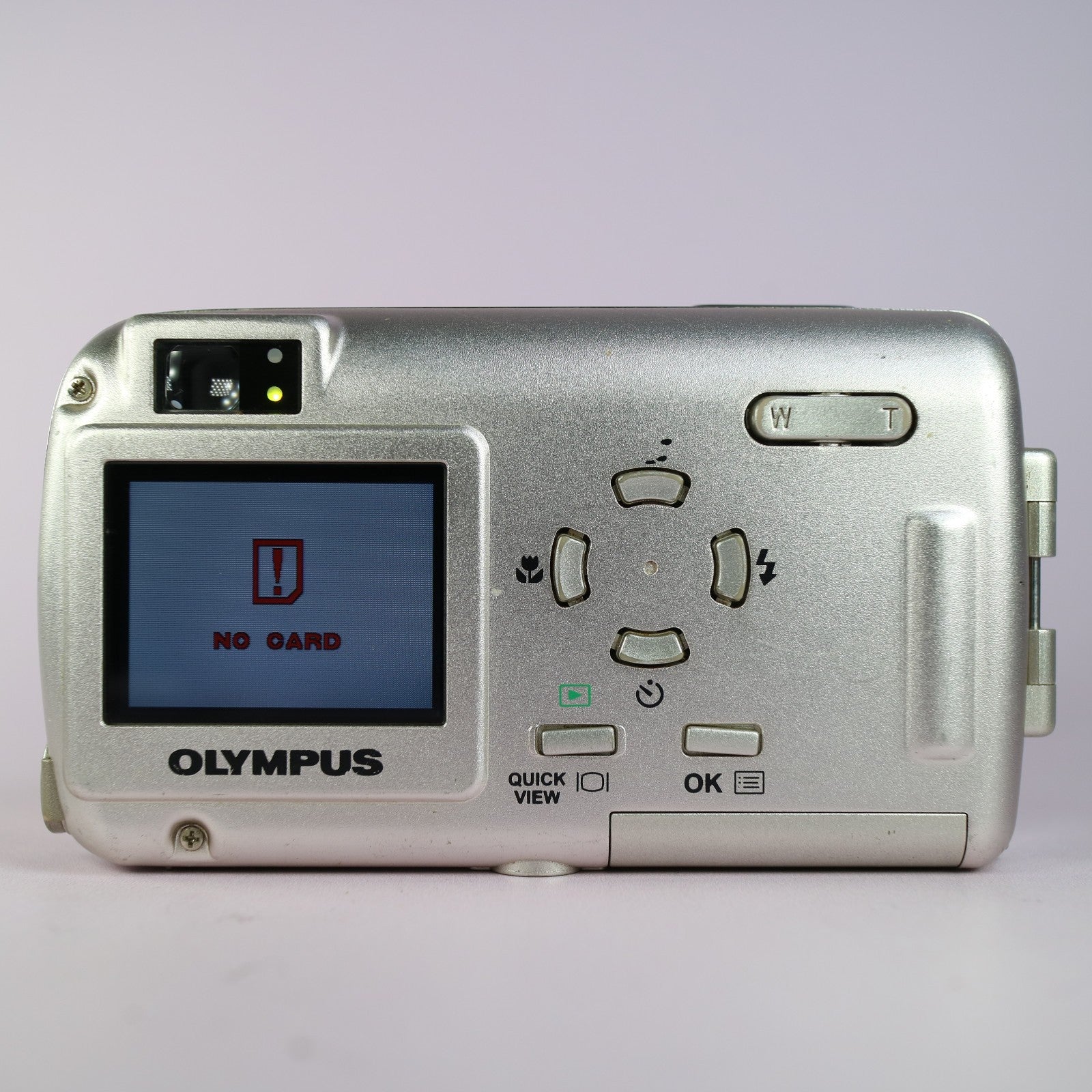 Olympus Digital Camera Mju 400 4.0MP Silver Tested