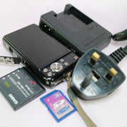 Casio Digital Camera Exilim EX-S12 12.1MP Black Tested Full Working Set