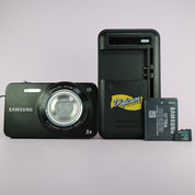 Samsung Digital Camera ST90 14.2MP Black Tested Full Working Set