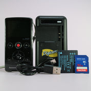 Panasonic HM-TA1 High Definition Handheld Camcorder Black Tested Full Set
