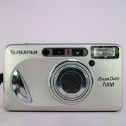 Fujifilm Zoom Date 1000 35mm Film Point and Shoot Camera Silver Tested