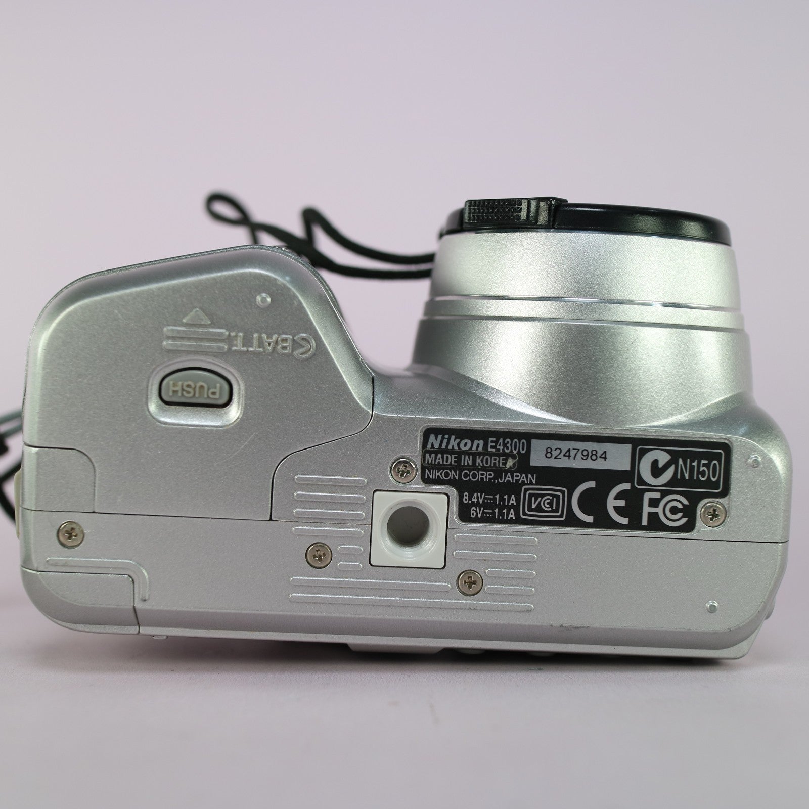 Nikon Digital Camera Coolpix 4300 4.0MP Silver Tested