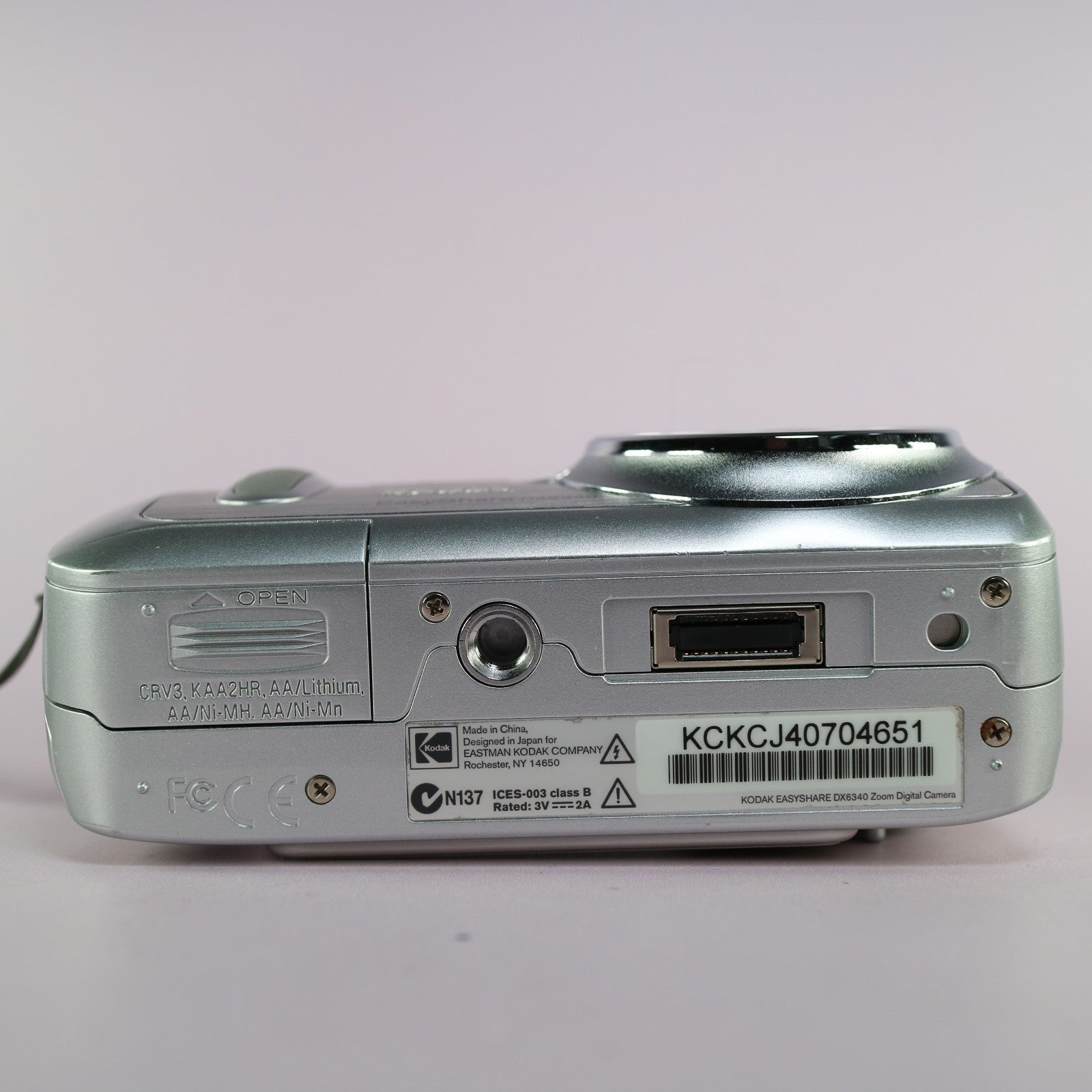 Kodak EasyShare DX6340 3.1MP Compact Digital Camera Silver Tested
