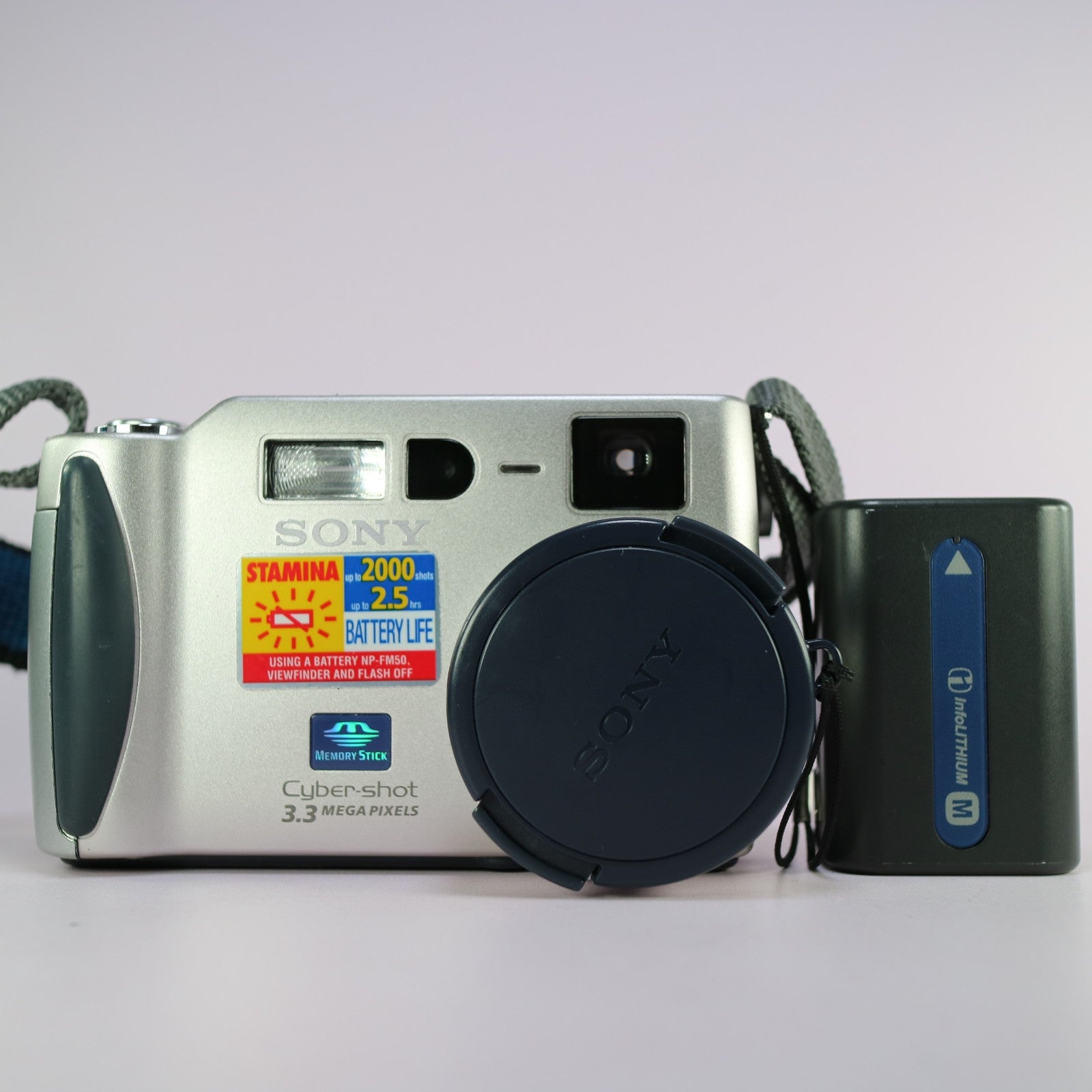 Sony Cybershot DSC-S70 3.3MP Compact Digital Camera Silver Tested