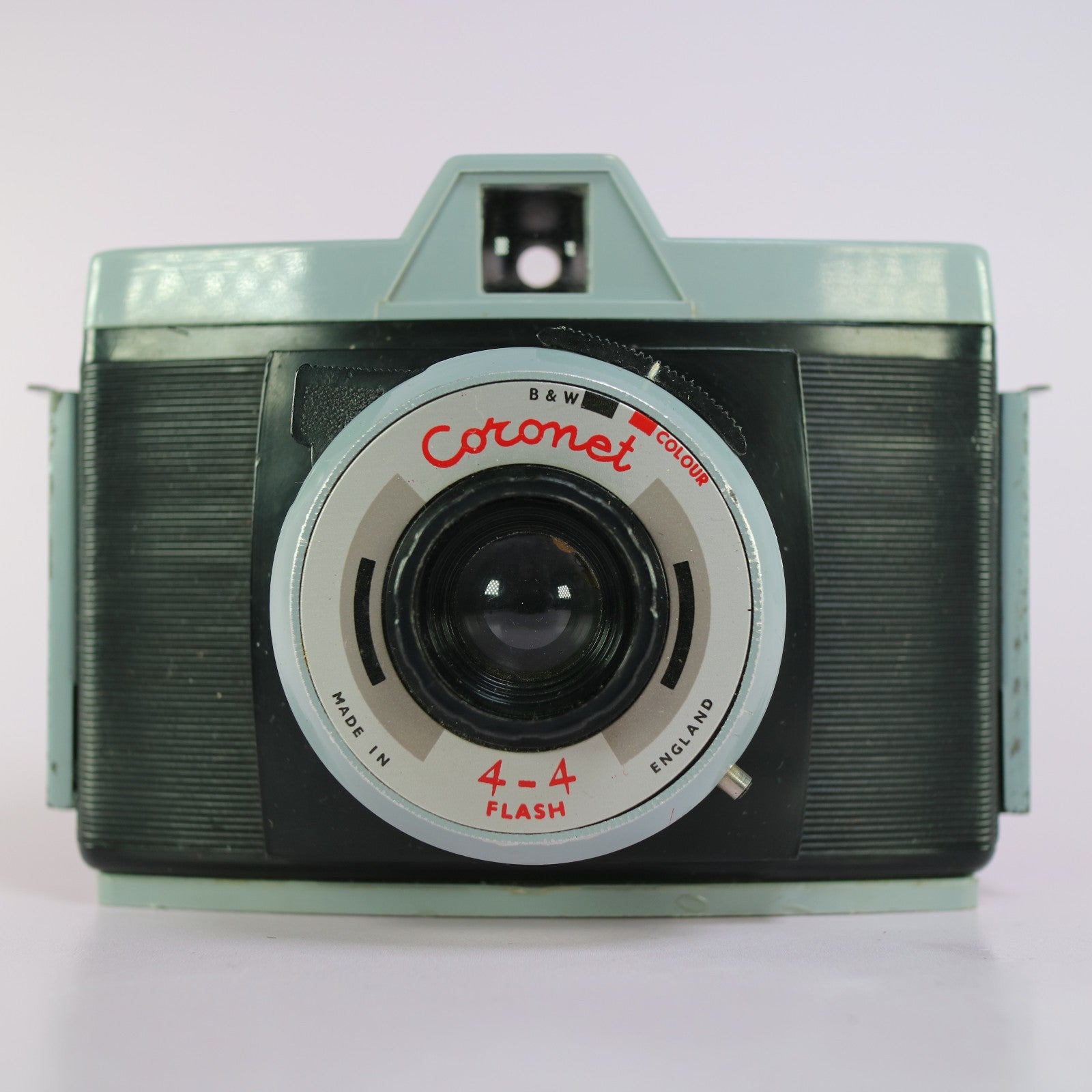 Coronet 4-4 Flash 127mm Film Point and Shoot Camera Black Tested