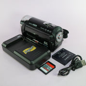 Panasonic SDR-S26 Handheld Digital Camcorder Black Tested Full Working Set