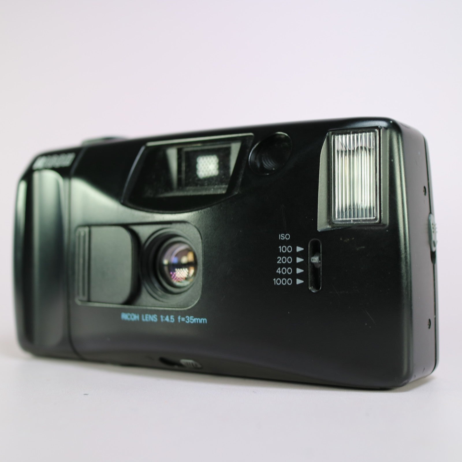 Ricoh L-20 Date 35mm Film Point and Shoot Camera Black Tested