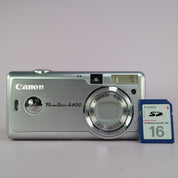 Canon Digital Camera PowerShot A400 3.2MP Silver Tested