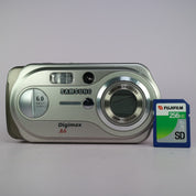 Samsung Digimax A6 6.0MP Compact Digital Camera Silver Tested