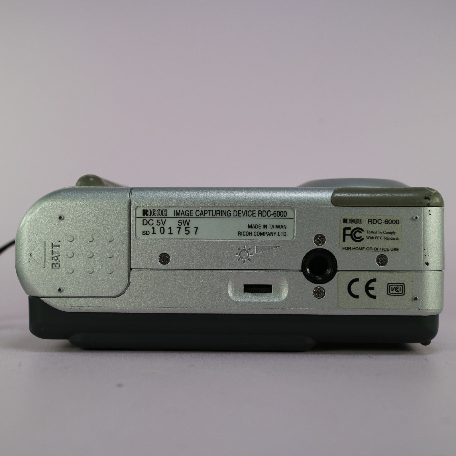 Ricoh Digital Camera RDC-6000 2.3MP Silver Tested With Smartmedia Card