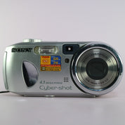 Sony Digital Camera Cybershot DSC-P73 4.1MP Silver Tested