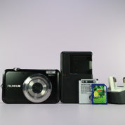 Fujifilm Digital Camera FinePix JV110 12.0MP Black Tested Full Working Set