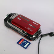 Sanyo Xacti VPC-SH1 Digital Camcorder Red Tested