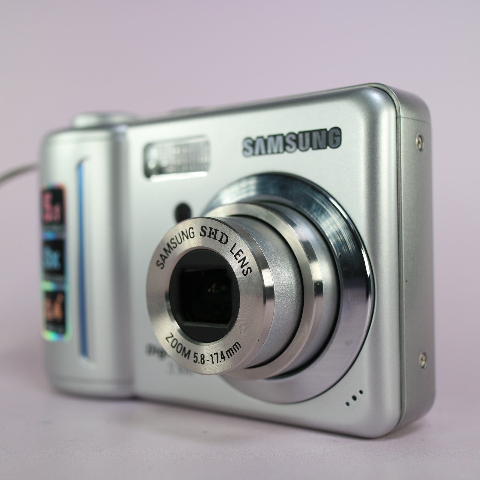 Samsung Digimax S500 5.1MP Compact Digital Camera Silver Tested