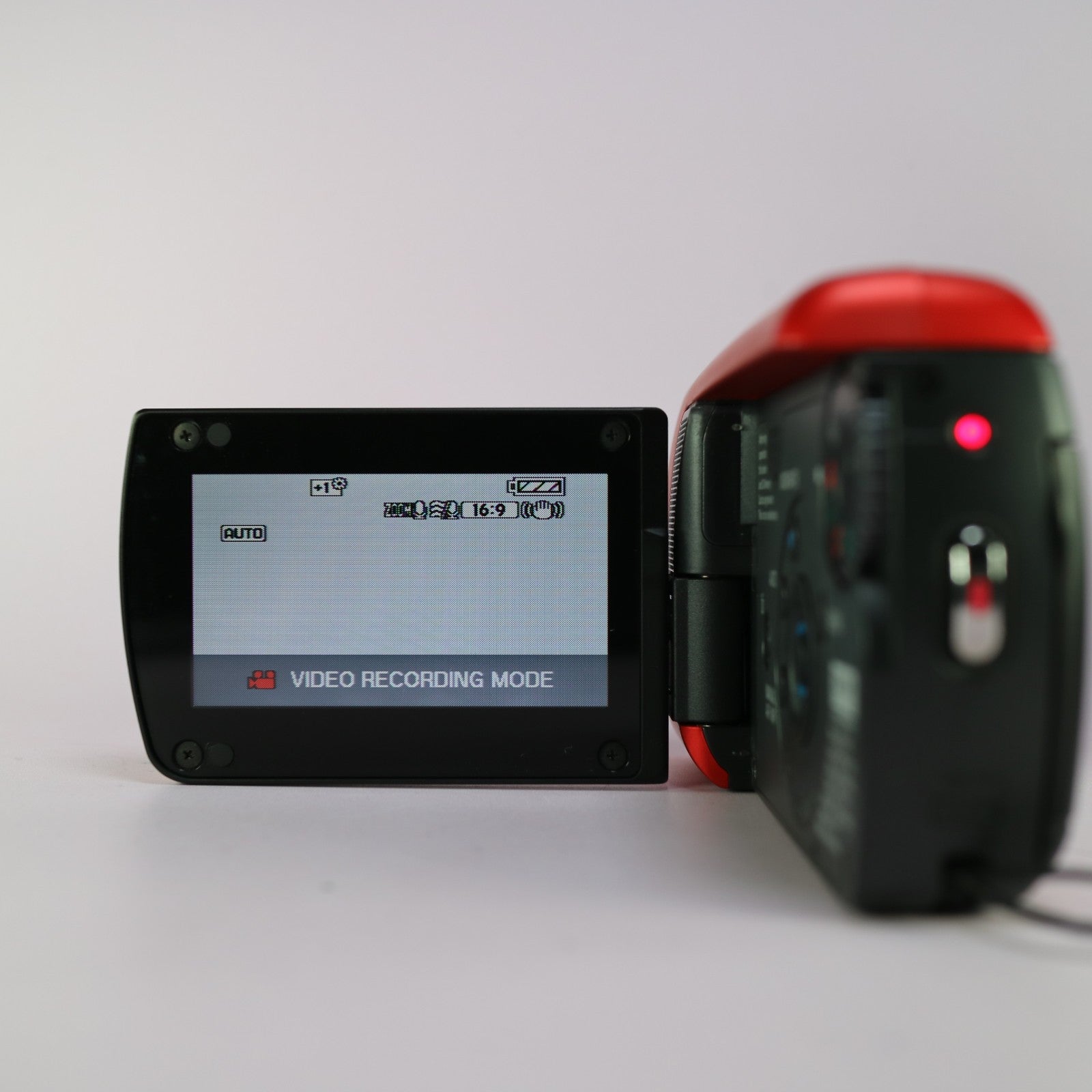 Panasonic SDR-SW20 12.0MP Compact Underwater Camcorder Red Tested Full Set
