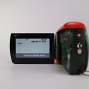 Panasonic SDR-SW20 12.0MP Compact Underwater Camcorder Red Tested Full Set