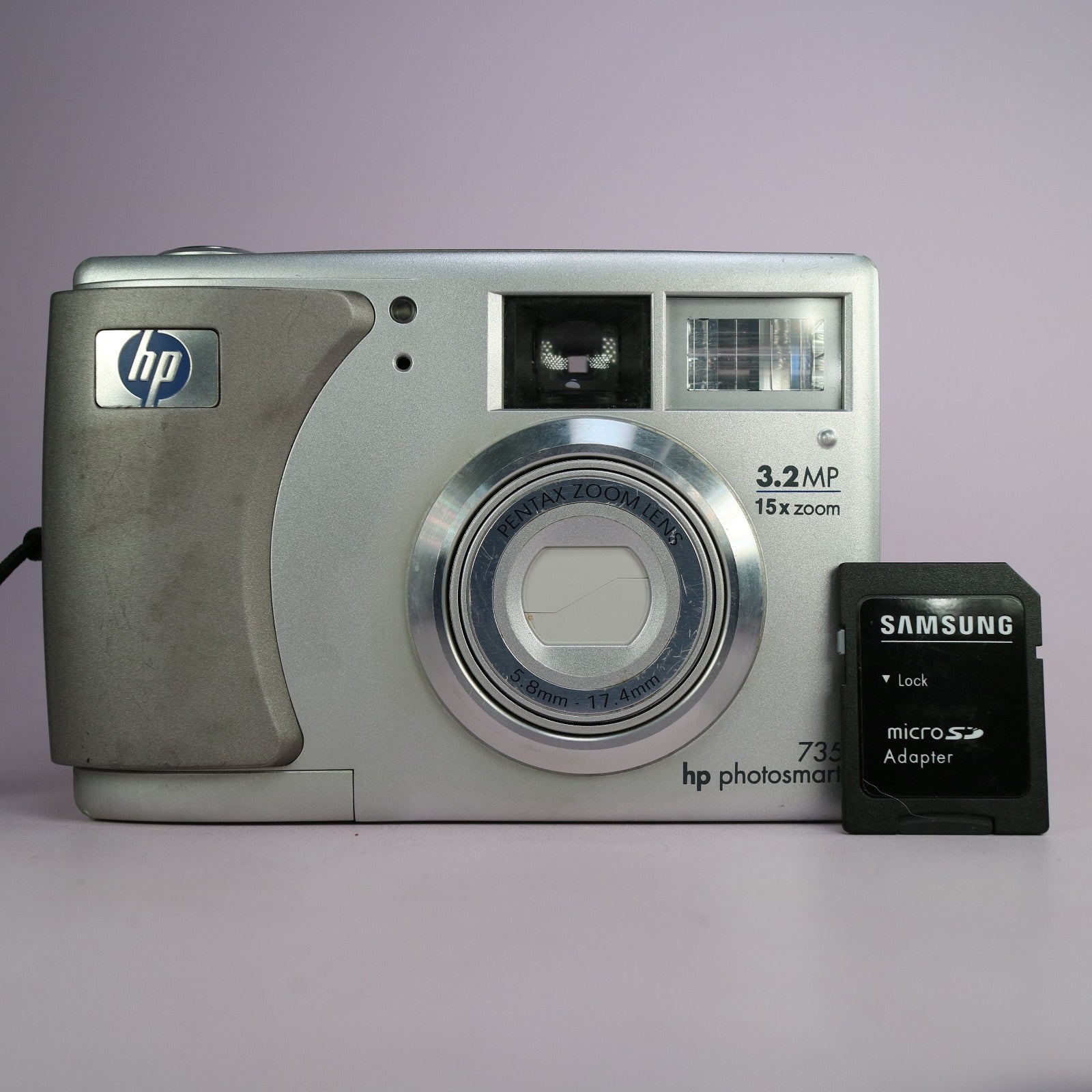 HP Digital Camera Photosmart 735 3.2MP Silver Tested