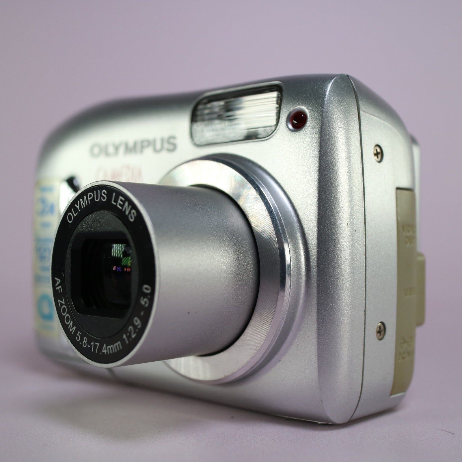 Olympus Digital Camera Camedia D-535 Zoom 3.2MP Silver Tested