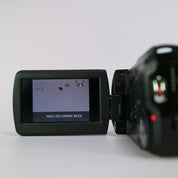 Panasonic SDR-S7 Handheld Digital Camcorder Black Tested Full Working Set