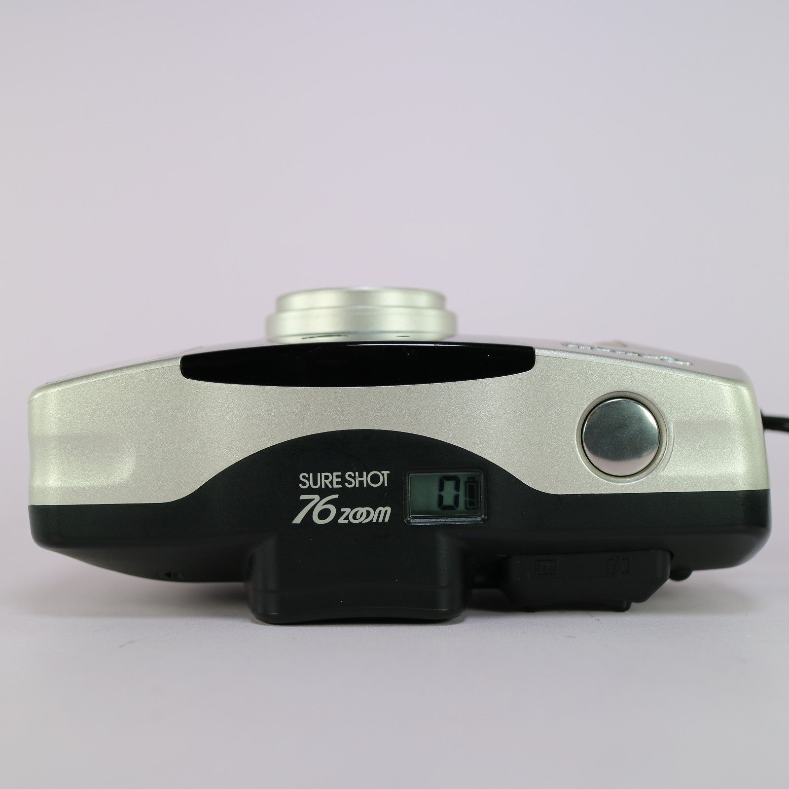 Canon Sure Shot 76 Zoom 35mm Film Point and Shoot Camera Silver Tested