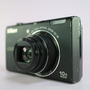 Nikon Digital Camera Coolpix S6200 16.0MP Black Tested Full Working Set