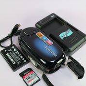Samsung SMX-C20LP Handheld Camcorder Blue Tested Full Working Set