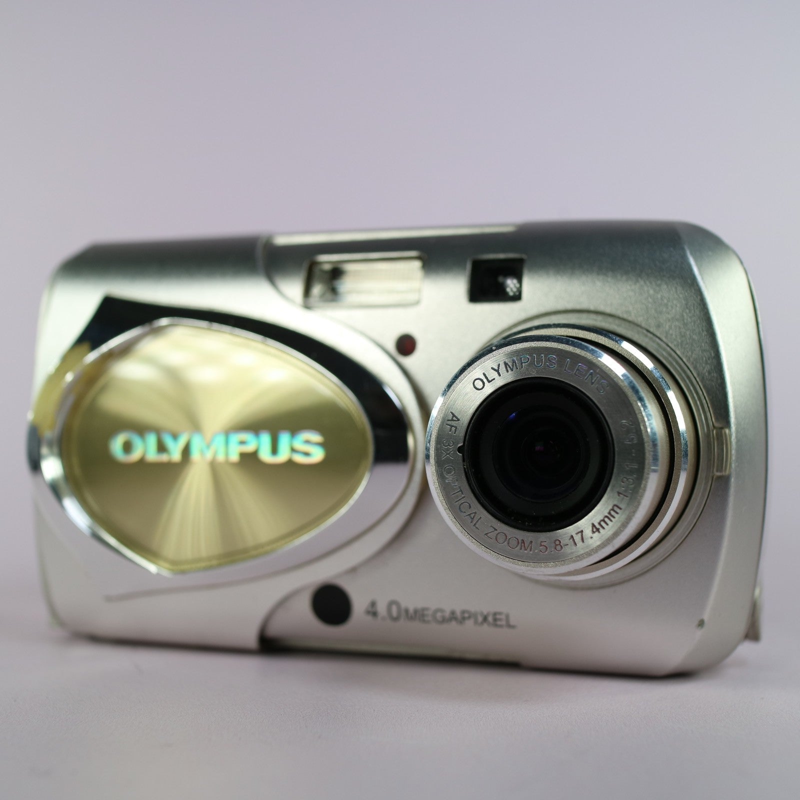 Olympus Digital Camera Mju 400 4.0MP Silver Tested