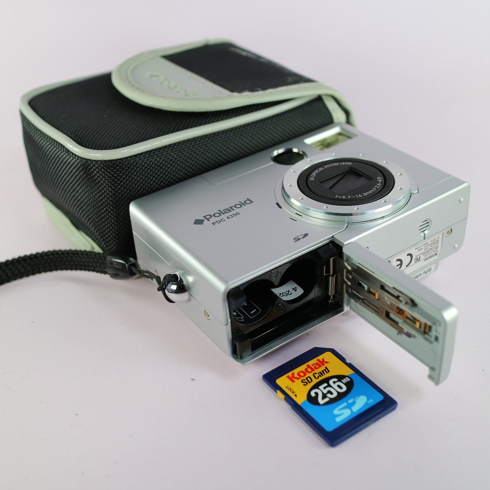 Polaroid Digital Camera PDC 4350 4.2MP Silver Tested