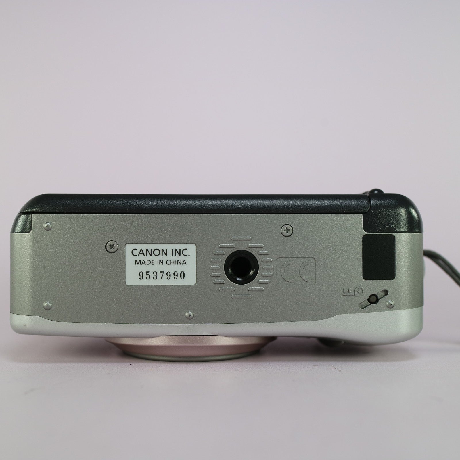 Canon Sure Shot 80u 35mm Film Point and Shoot Camera Silver Tested
