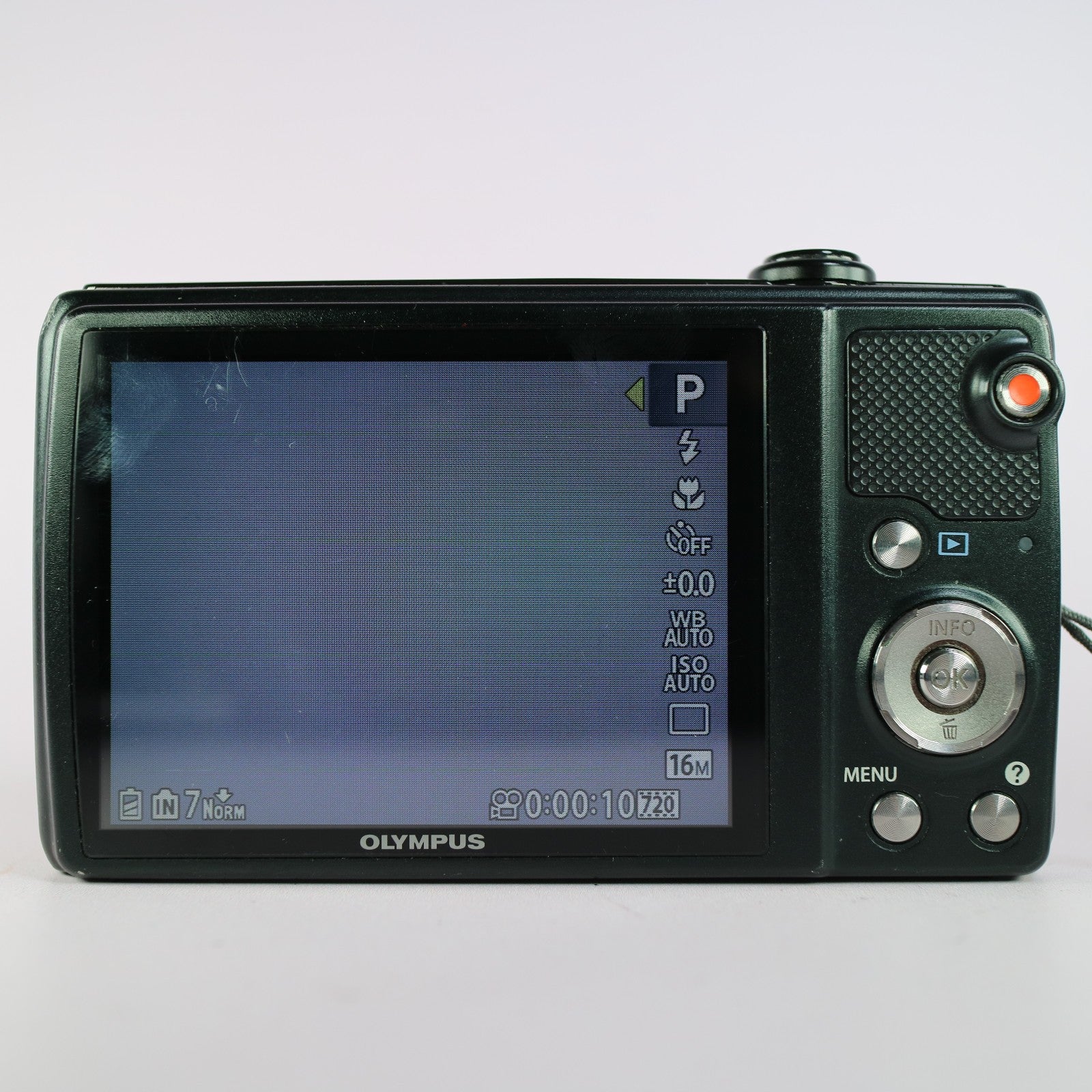 Olympus Digital Camera VR-350 16.0MP Black Tested Full Working Set
