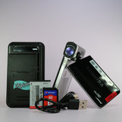 Toshiba Camileo S30 Compact HD Video Camcorder Black Tested Full Working Set