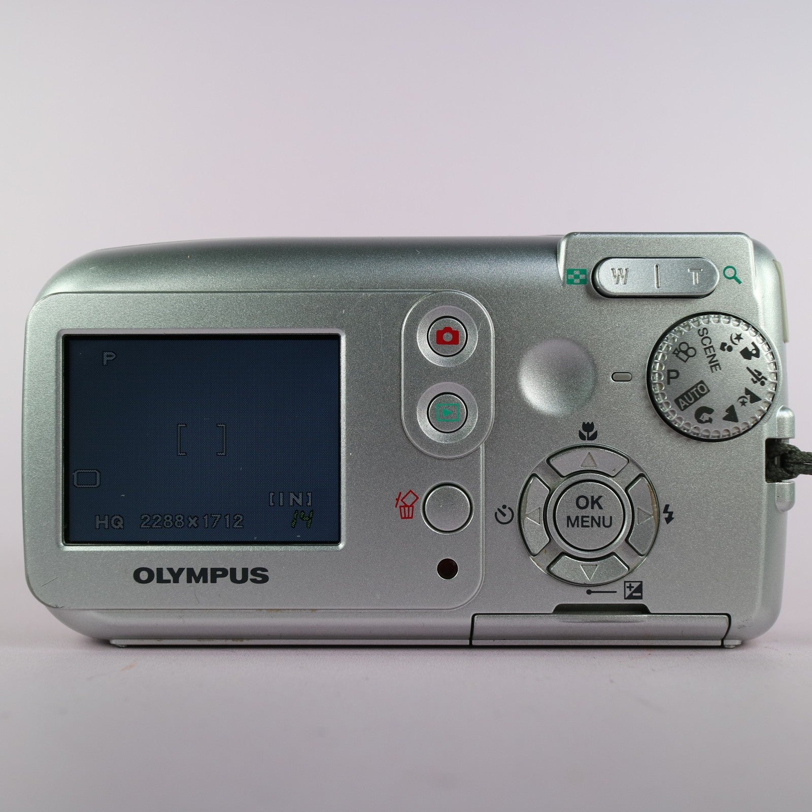Olympus Digital Camera Camedia D-545 Zoom 4.0MP Silver Tested