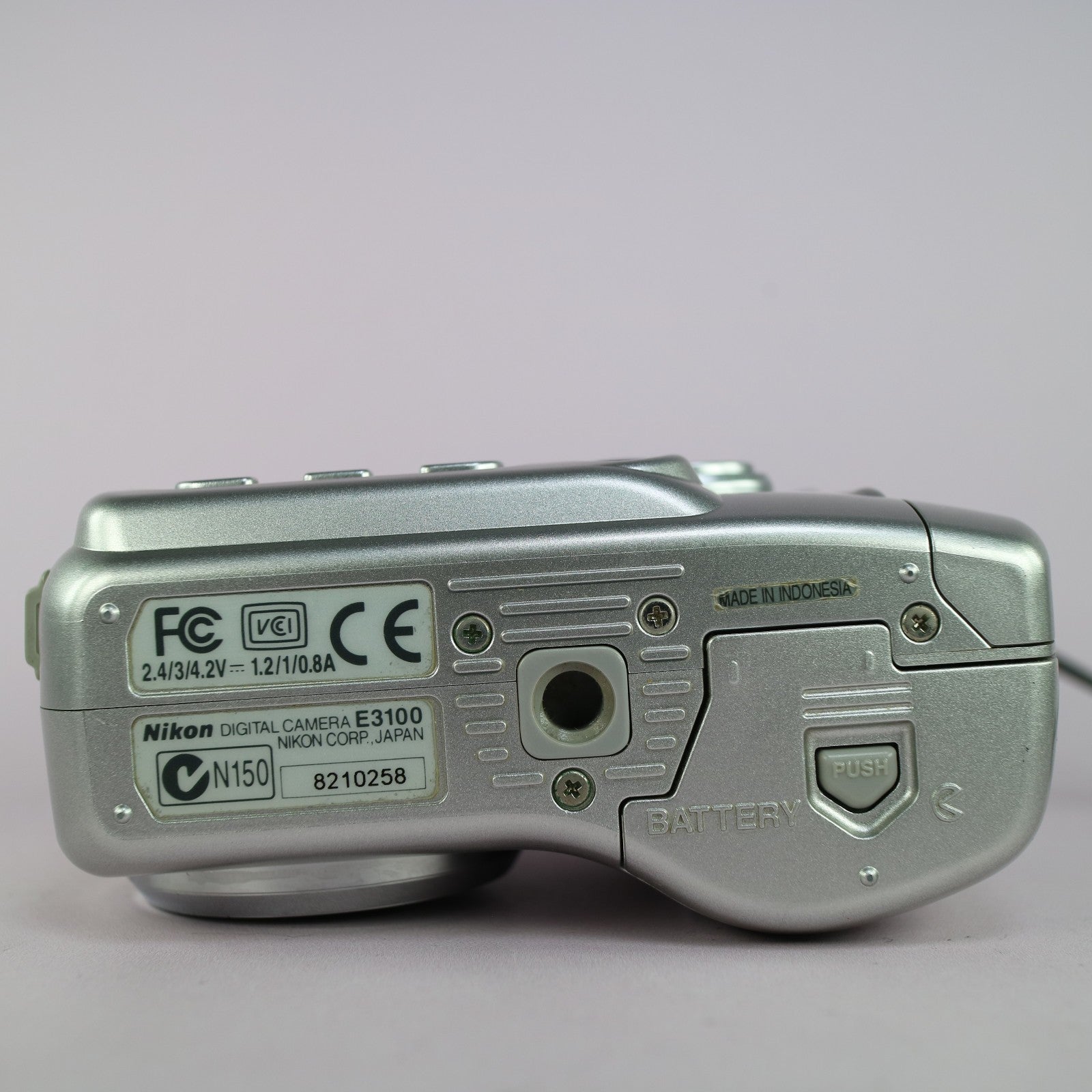 Nikon Digital Camera Coolpix 3100 3.2MP Silver Tested