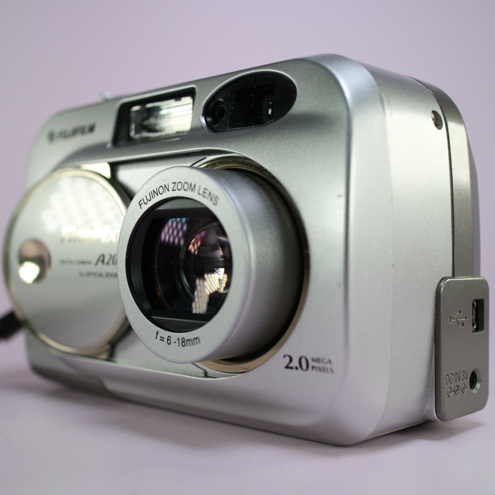Fujifilm Digital Camera FinePix A204 2.0MP Silver Tested
