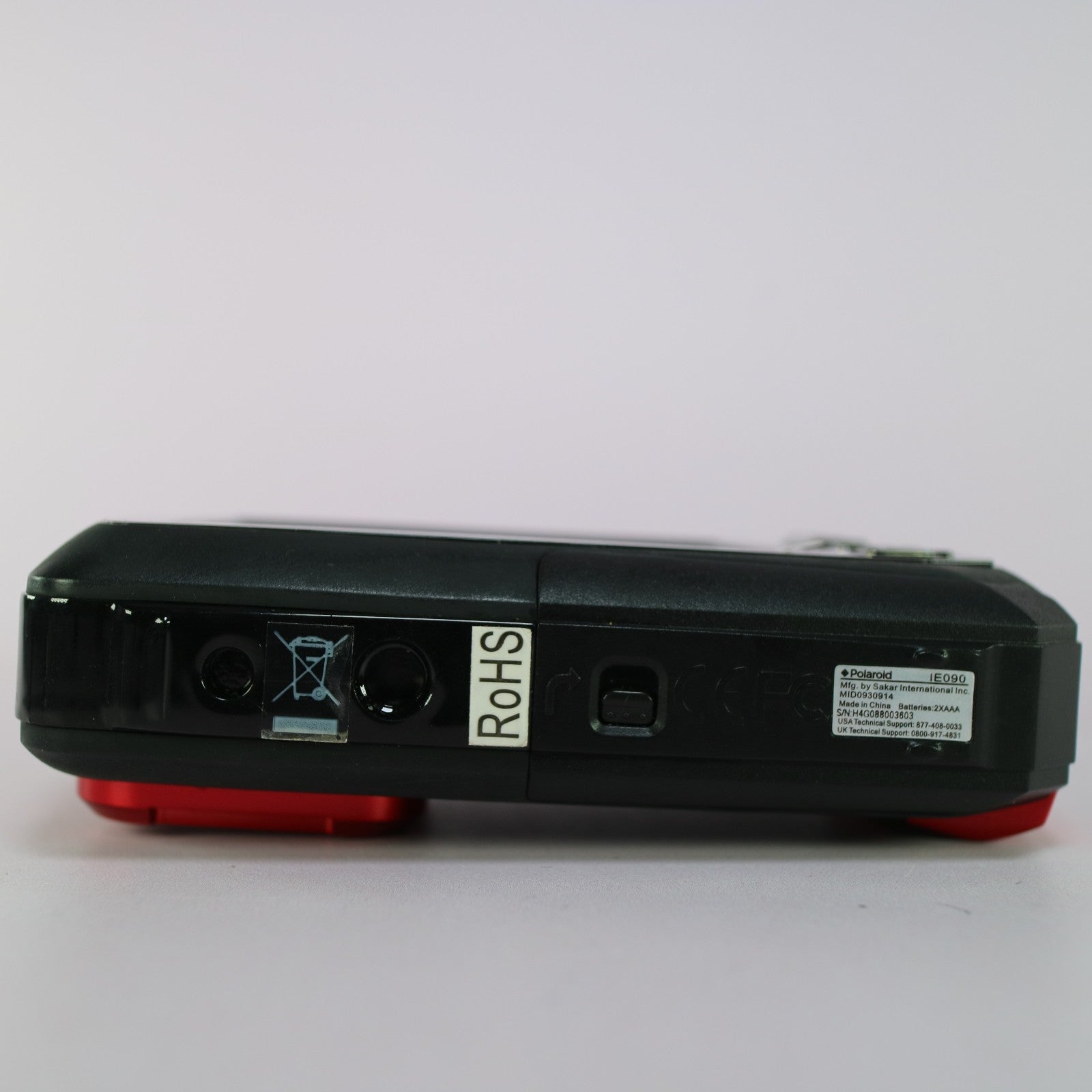 Polaroid Digital Camera iE090 18.0MP Underwater Selfie Screen Red Tested