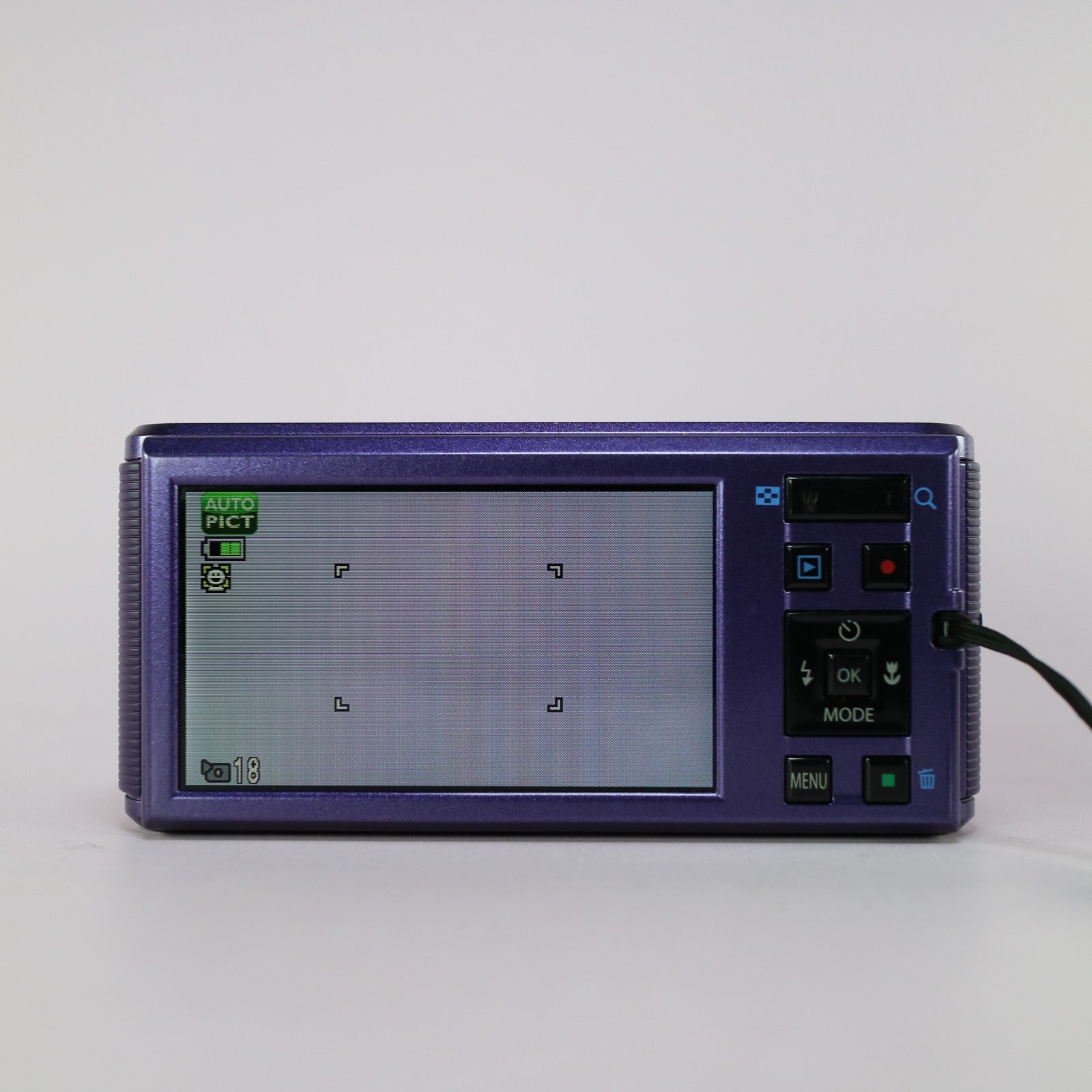 Pentax Digital Camera Optio LS465 16.0MP Purple Tested Full Working Set