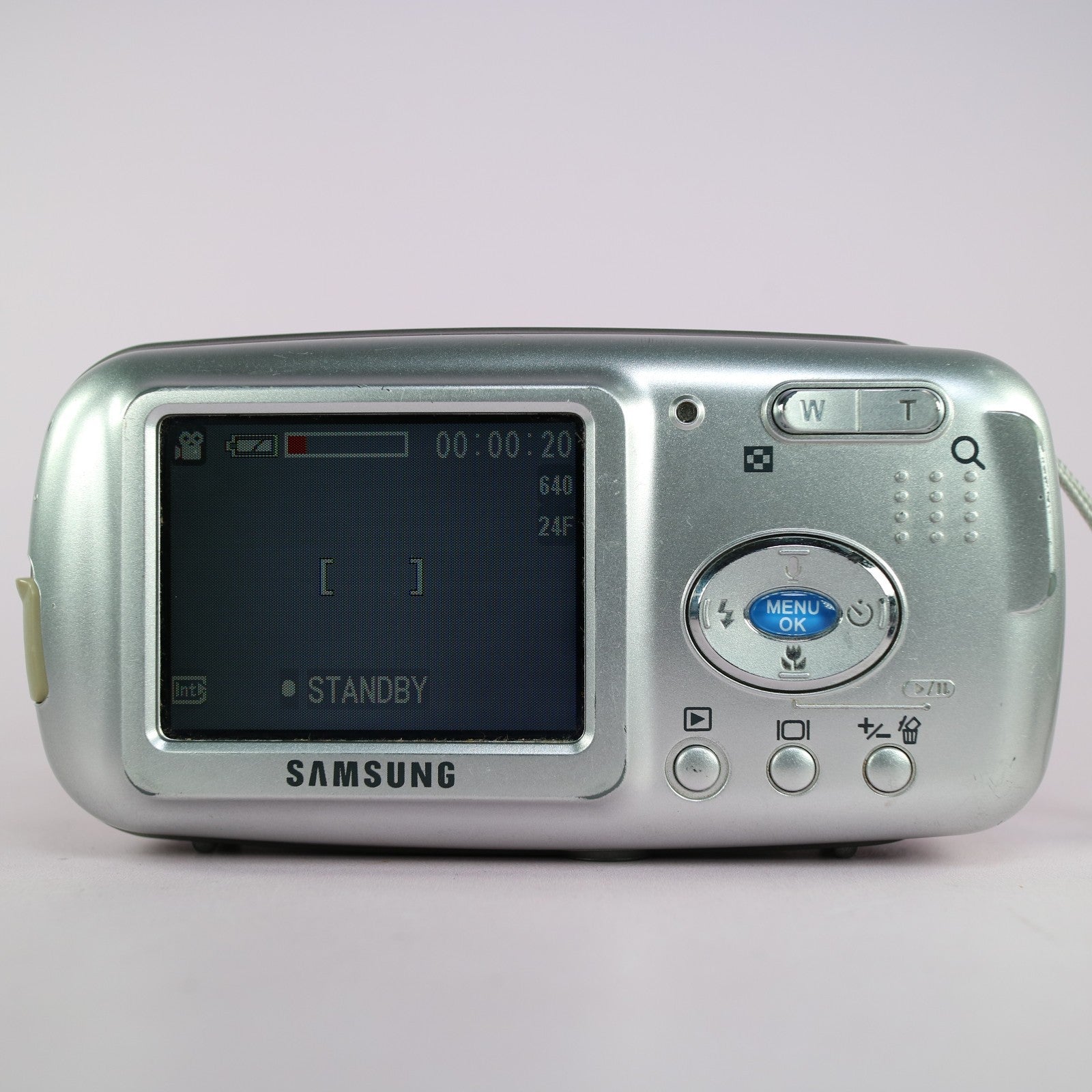 Samsung Digital Camera Digimax A400 4.0MP Silver Tested