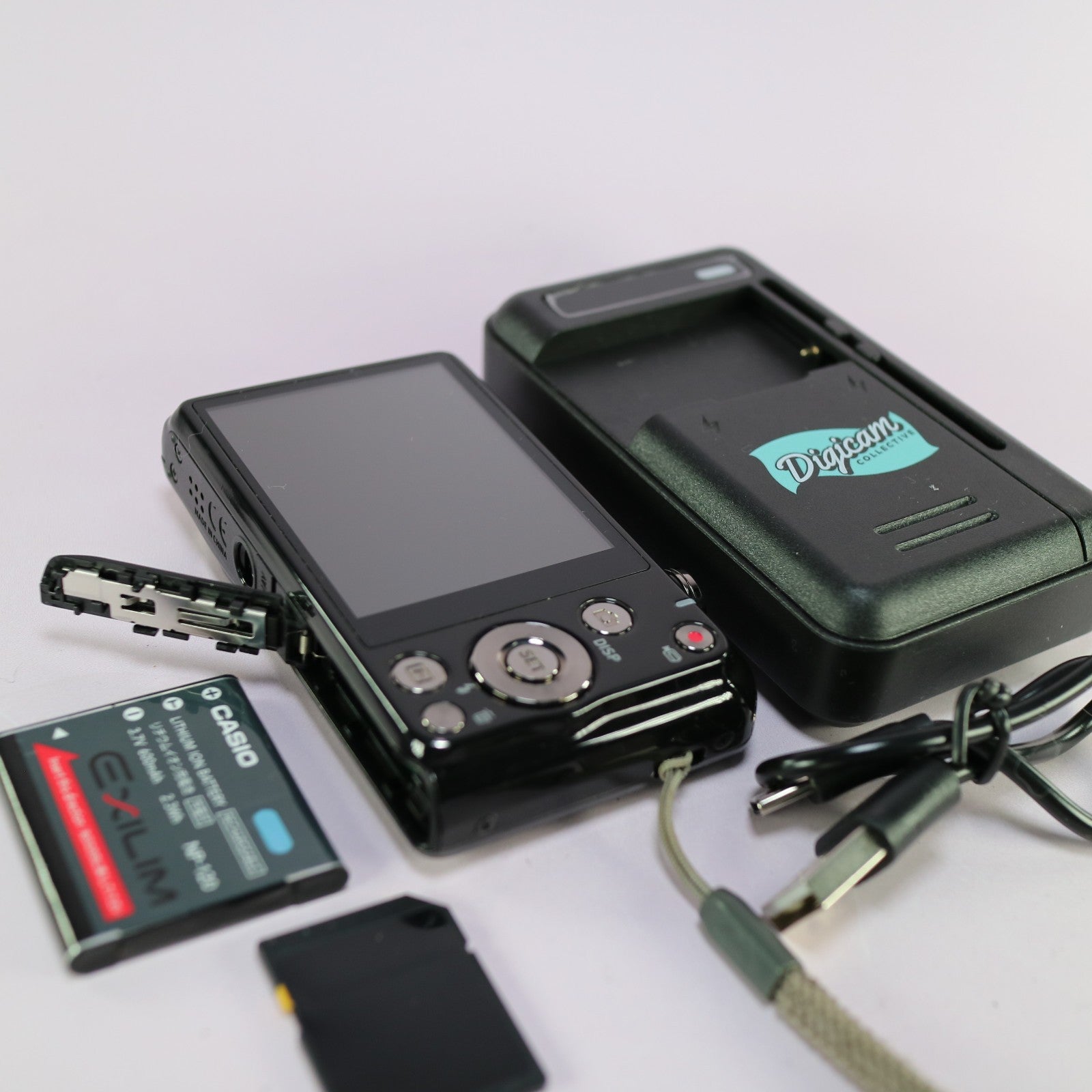 Casio Digital Camera Exilim EX-ZS30 20.1MP Black Tested Full Working Set