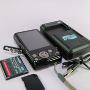 Casio Digital Camera Exilim EX-ZS30 20.1MP Black Tested Full Working Set