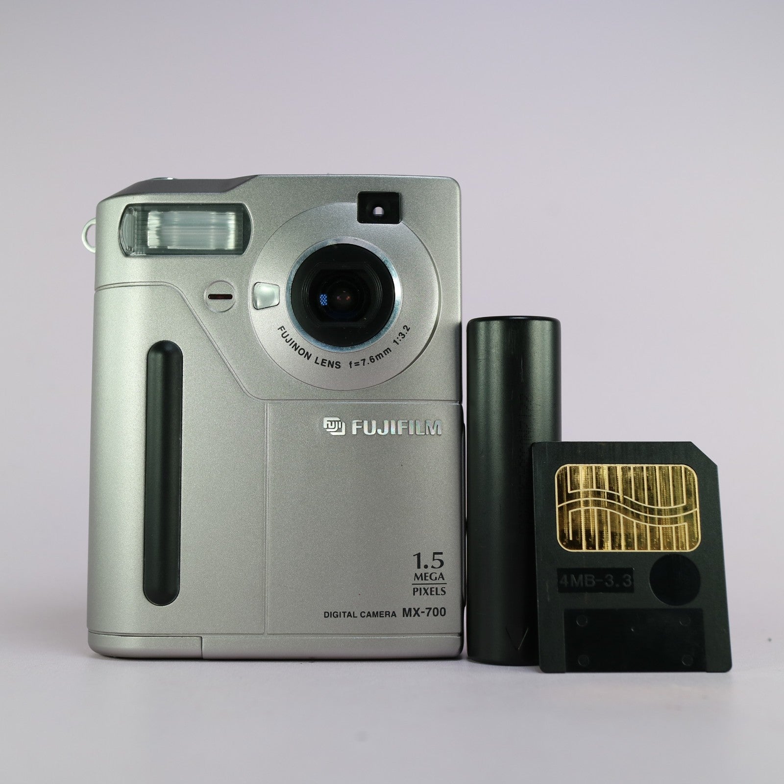 Fujifilm MX-700 1.5MP Compact Digital Camera Silver Tested With Smartmedia Card