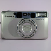 Fujifilm Zoom 90S 35mm Film Point and Shoot Camera Silver Tested
