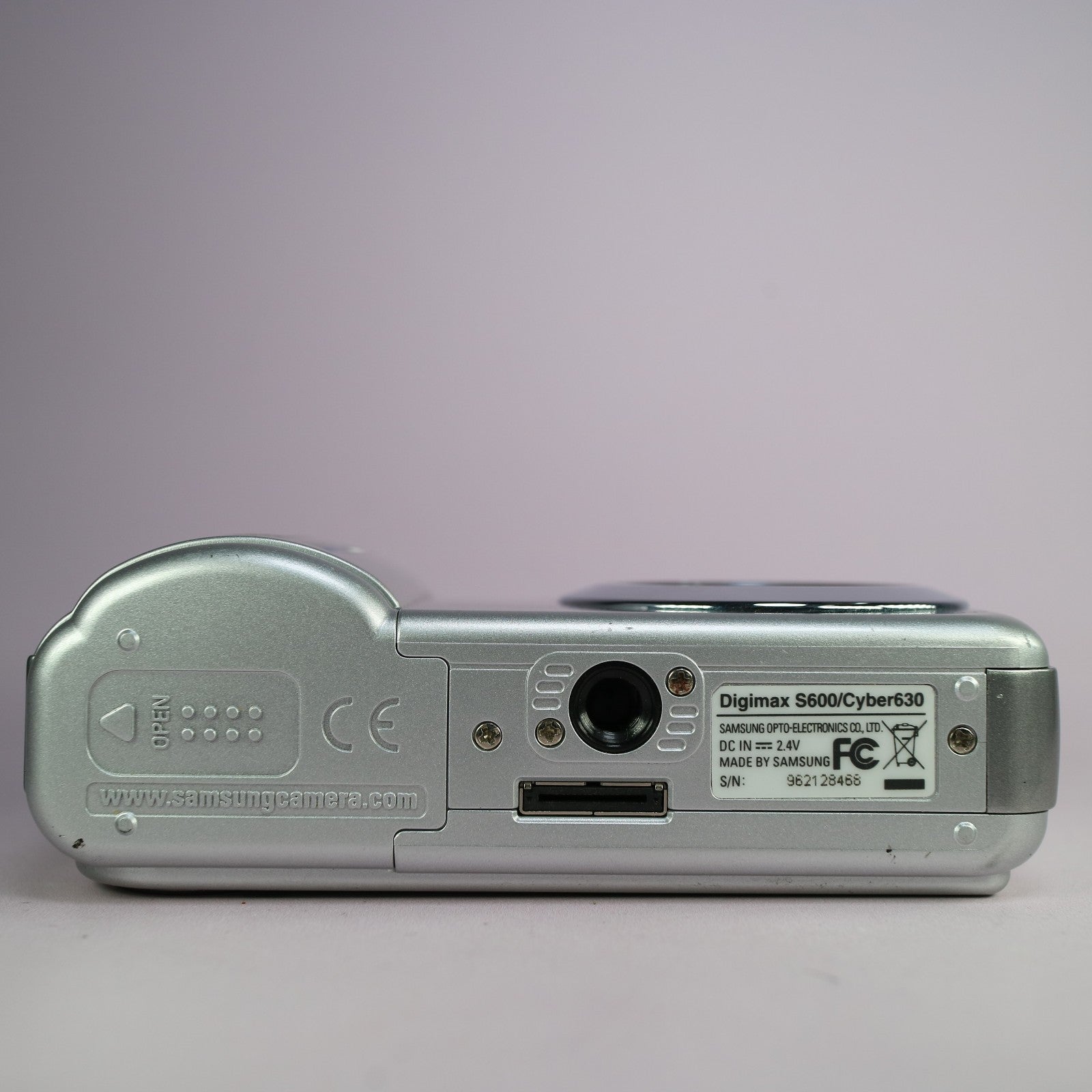 Samsung Digimax S600 6.0MP Compact Digital Camera Silver Tested